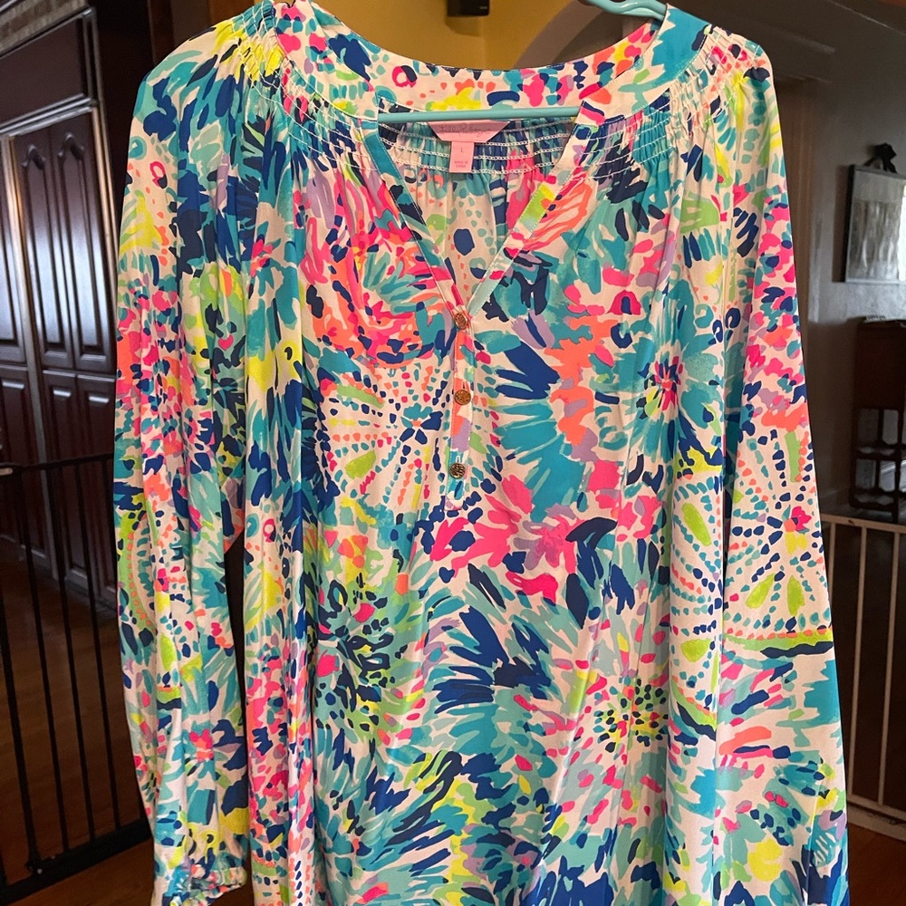 Lily Pulitzer Elsa Silk top